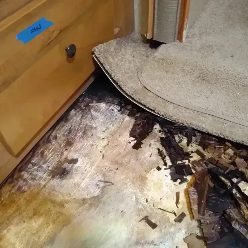 Wood Floor Water Damage in Riverside County, CA